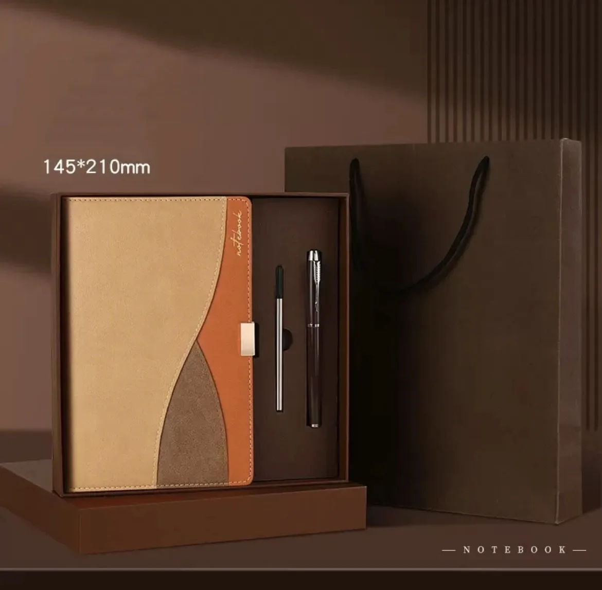 Corporate Gift Set: Premium Notebook, Pen & Refill - Image 1