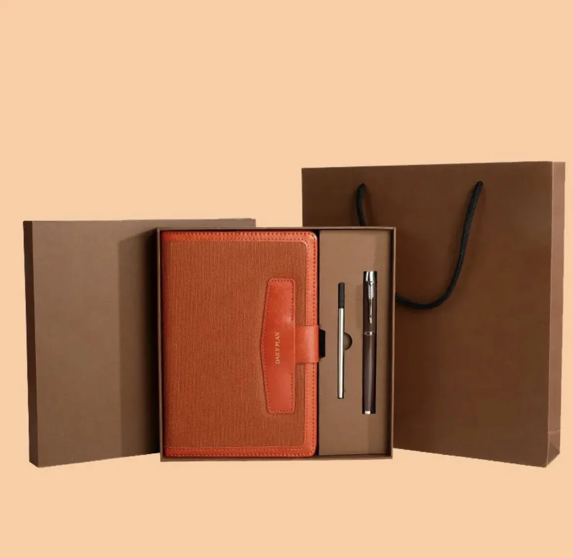 Premium Corporate Gift Set: Notebook, Pen & Refill - Image 1